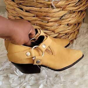 Maine woods harness ankle boots Western Boho Bohemian